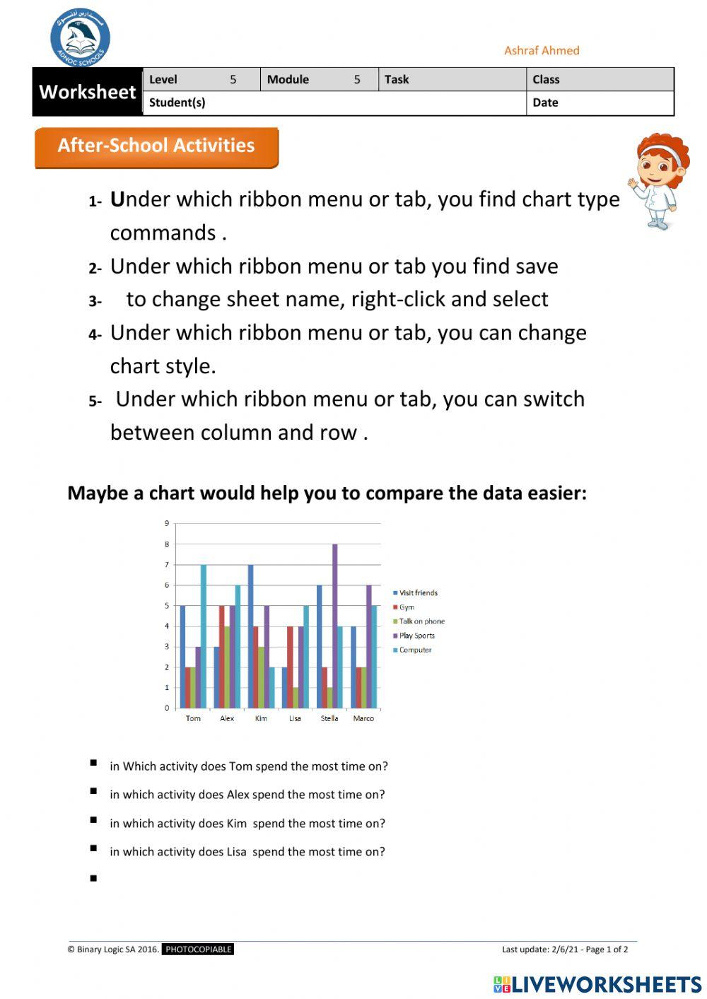 3065689 insert chart in excel ashraf mohamed tawfik