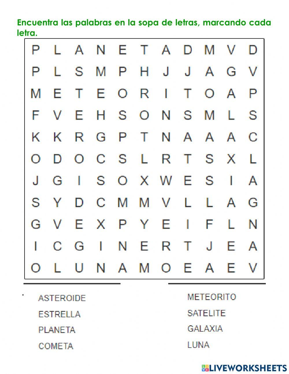 Actividad del universo