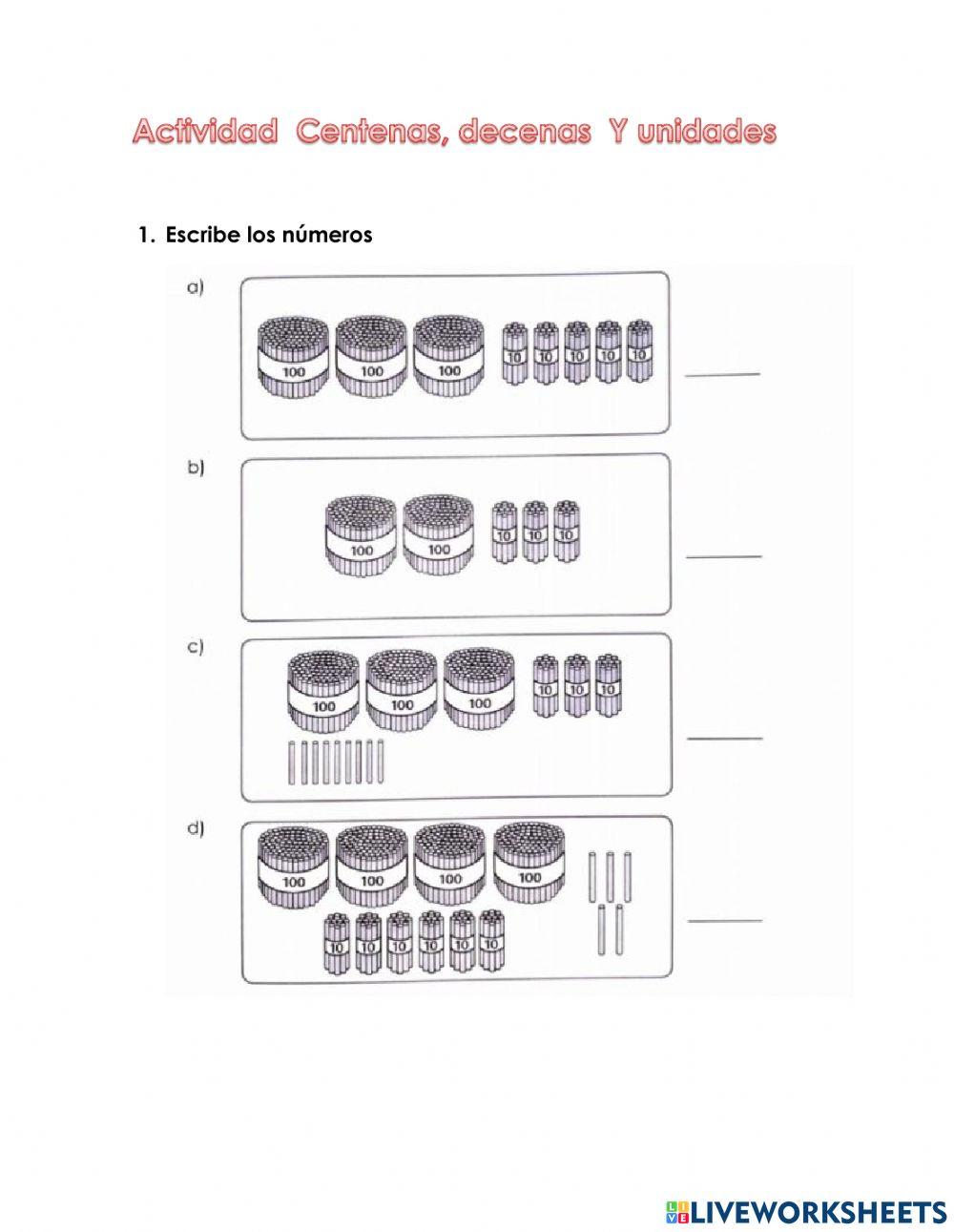 Centena Decena Unidad