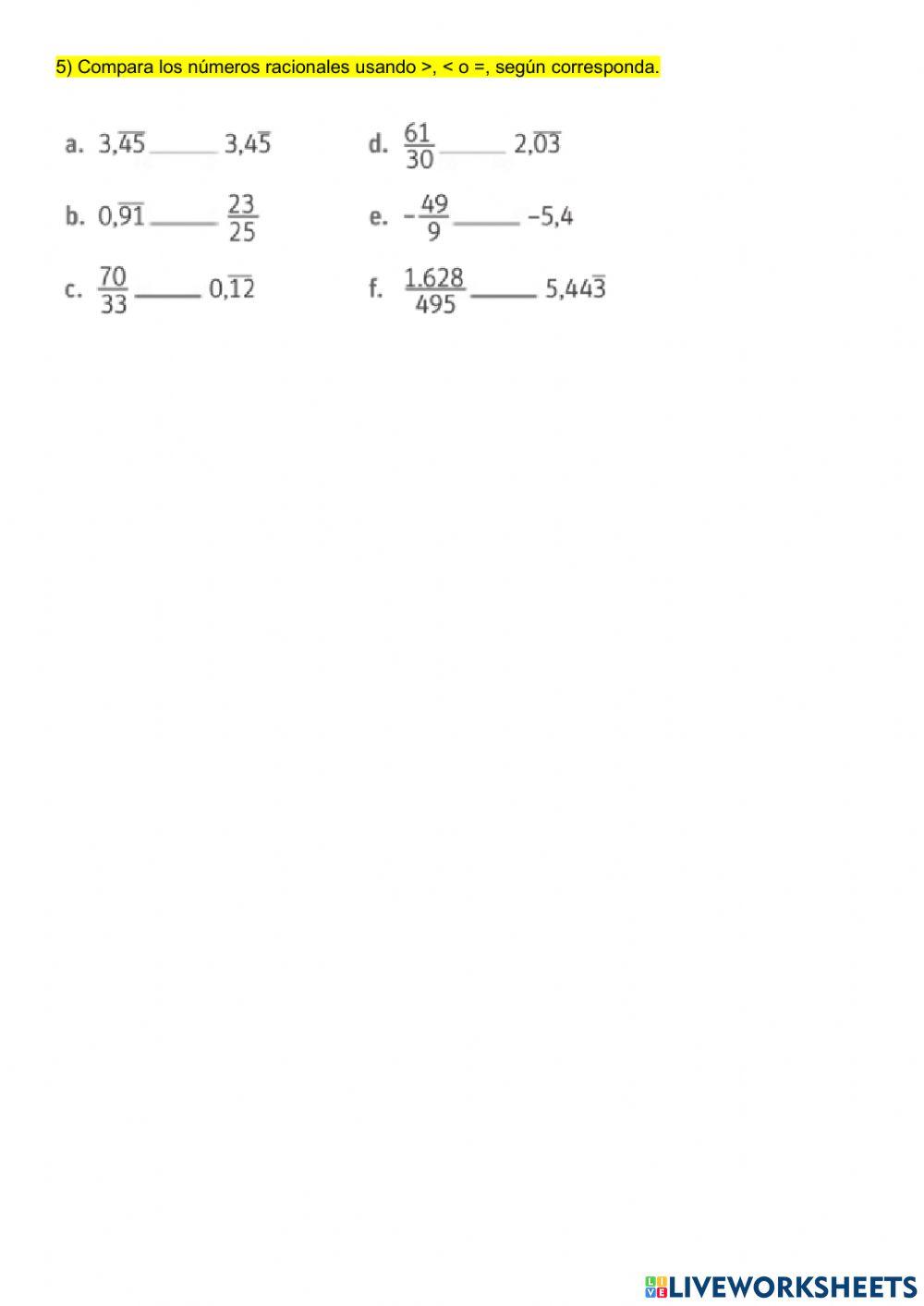 Números racionales-parte 1