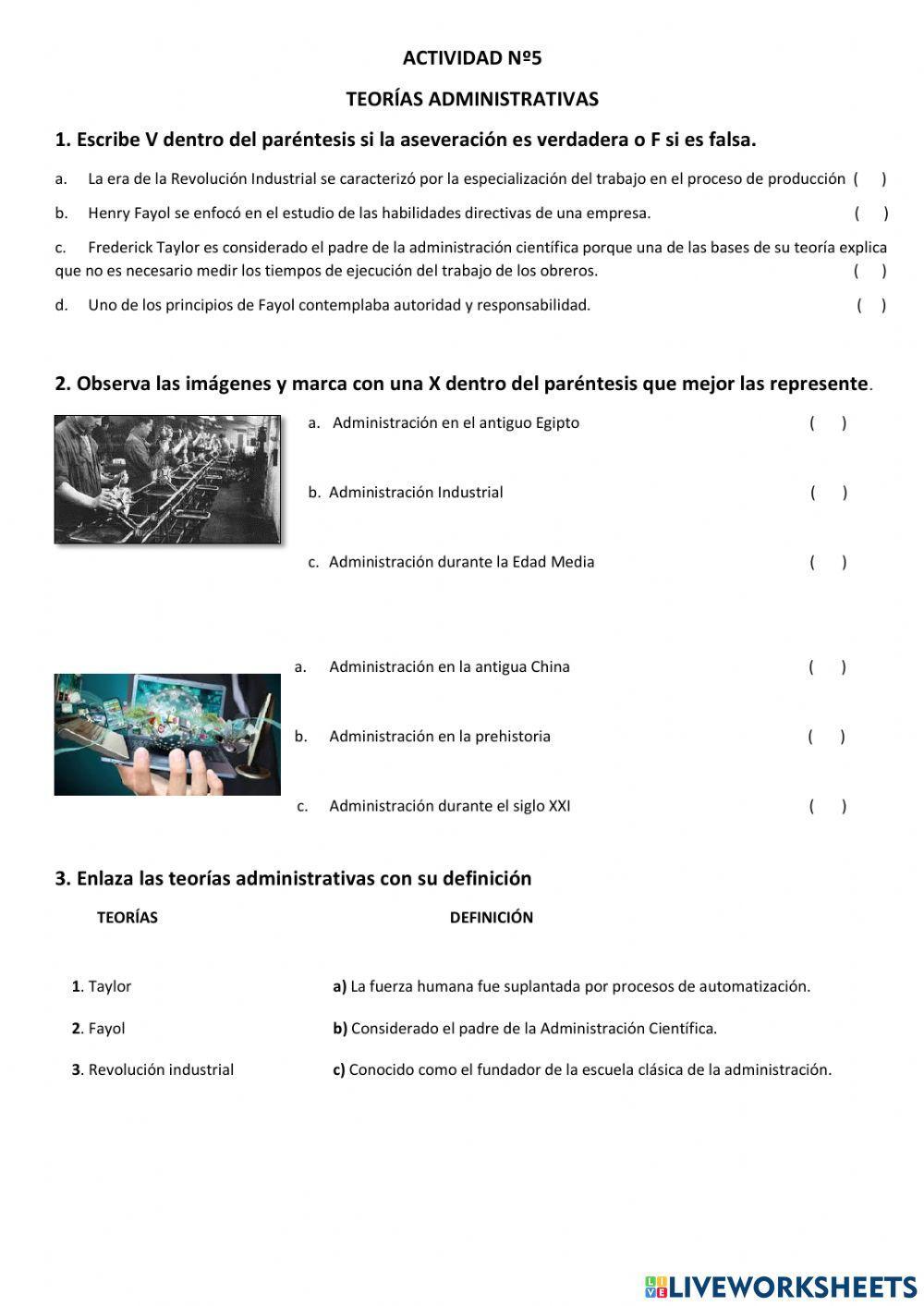 Teorias administrativas ii