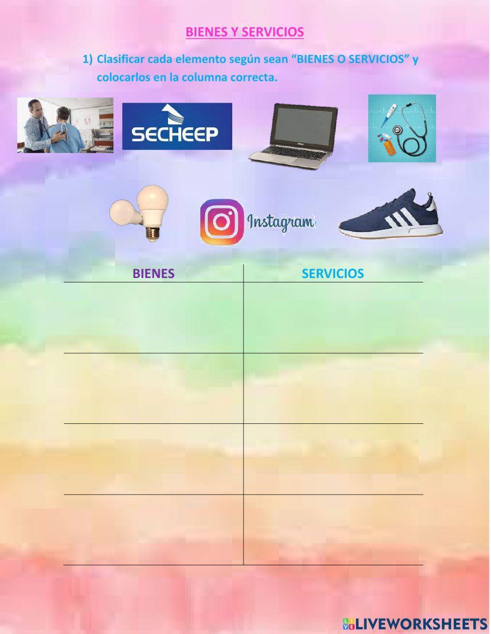 BIENES Y SERVICIOS