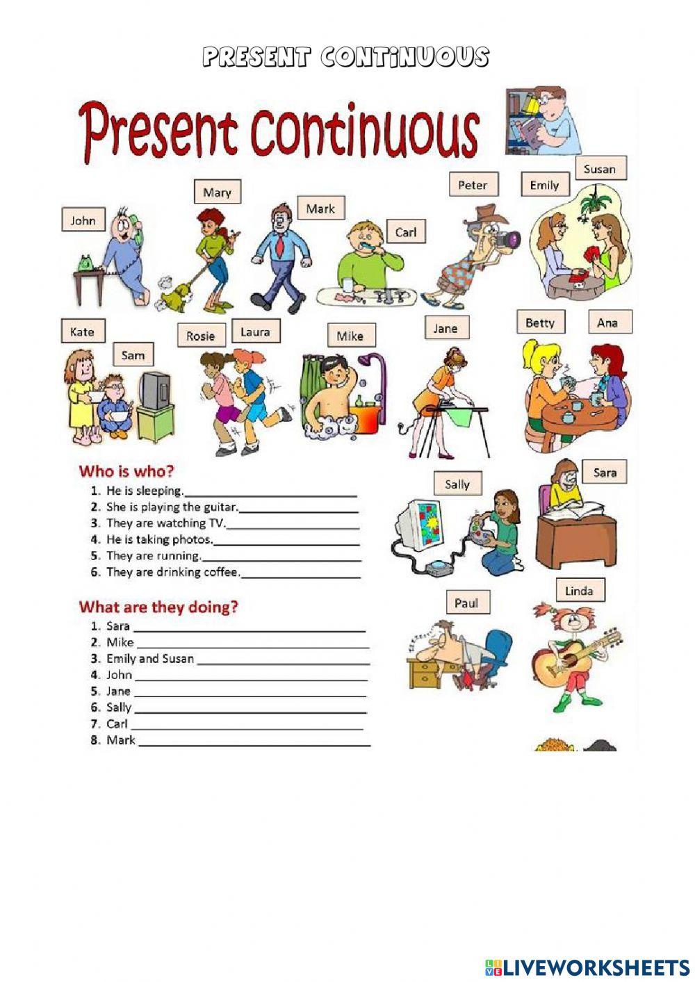 Present Tenses Revision