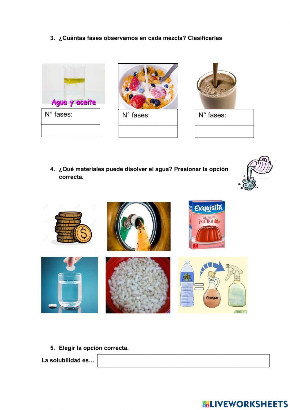 Sistema materiales: repaso