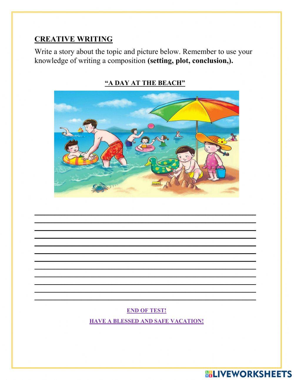 ENGLISH LANGUAGE ARTS TEST STD 1 2021 TERM THREE