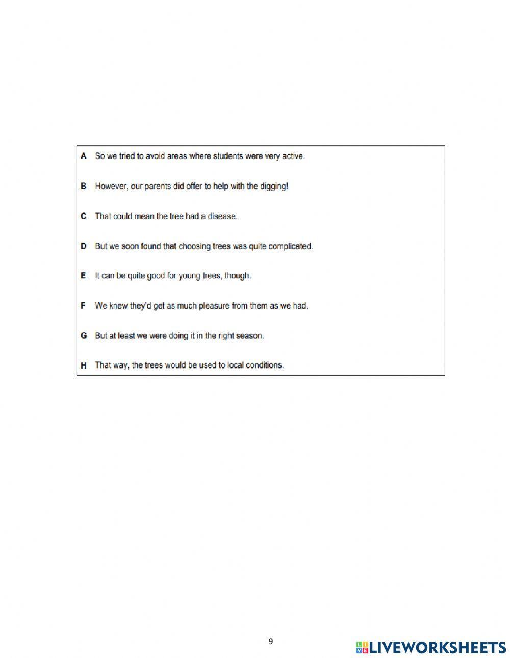 Mock b1 READING 1 - 4