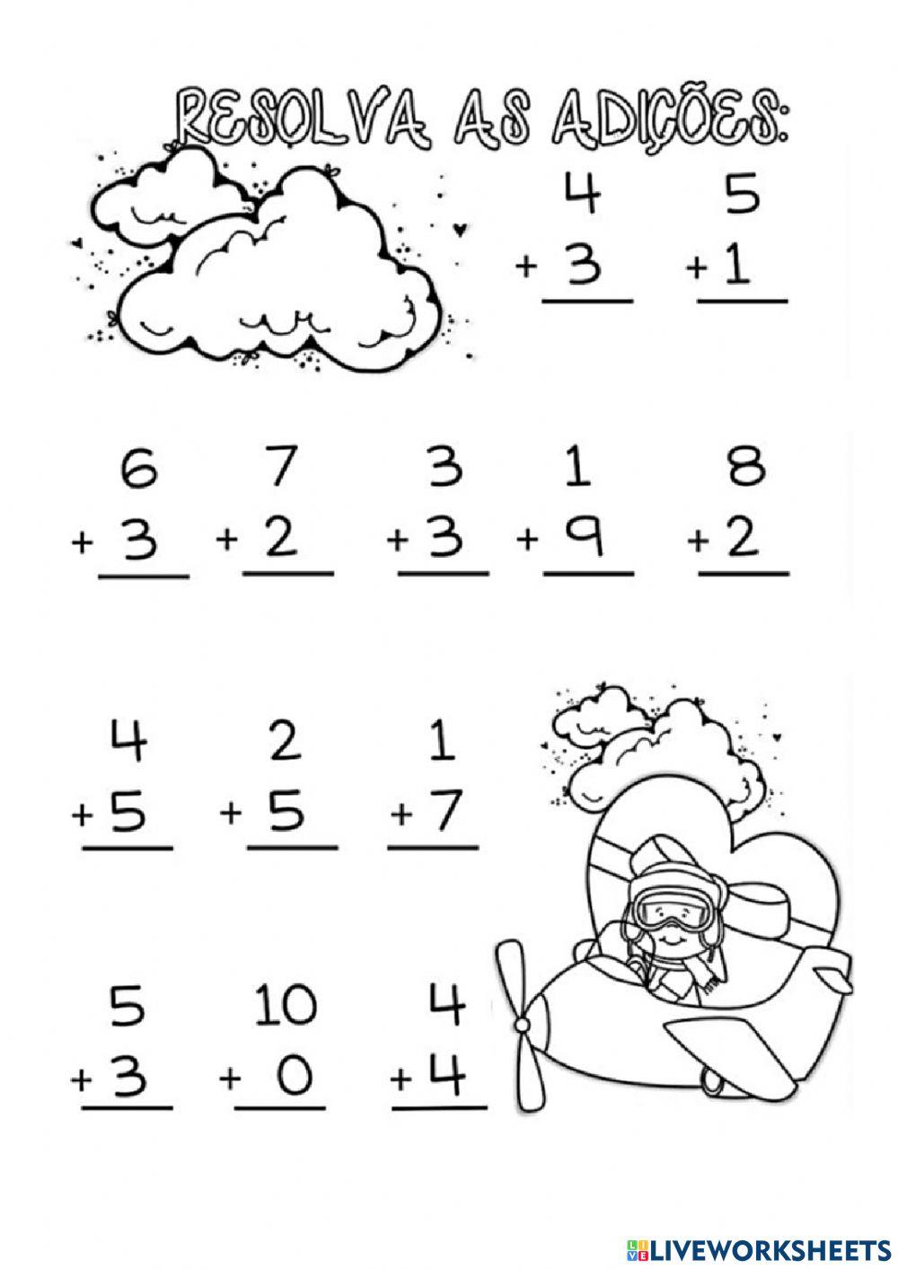 Jogo matemática com português