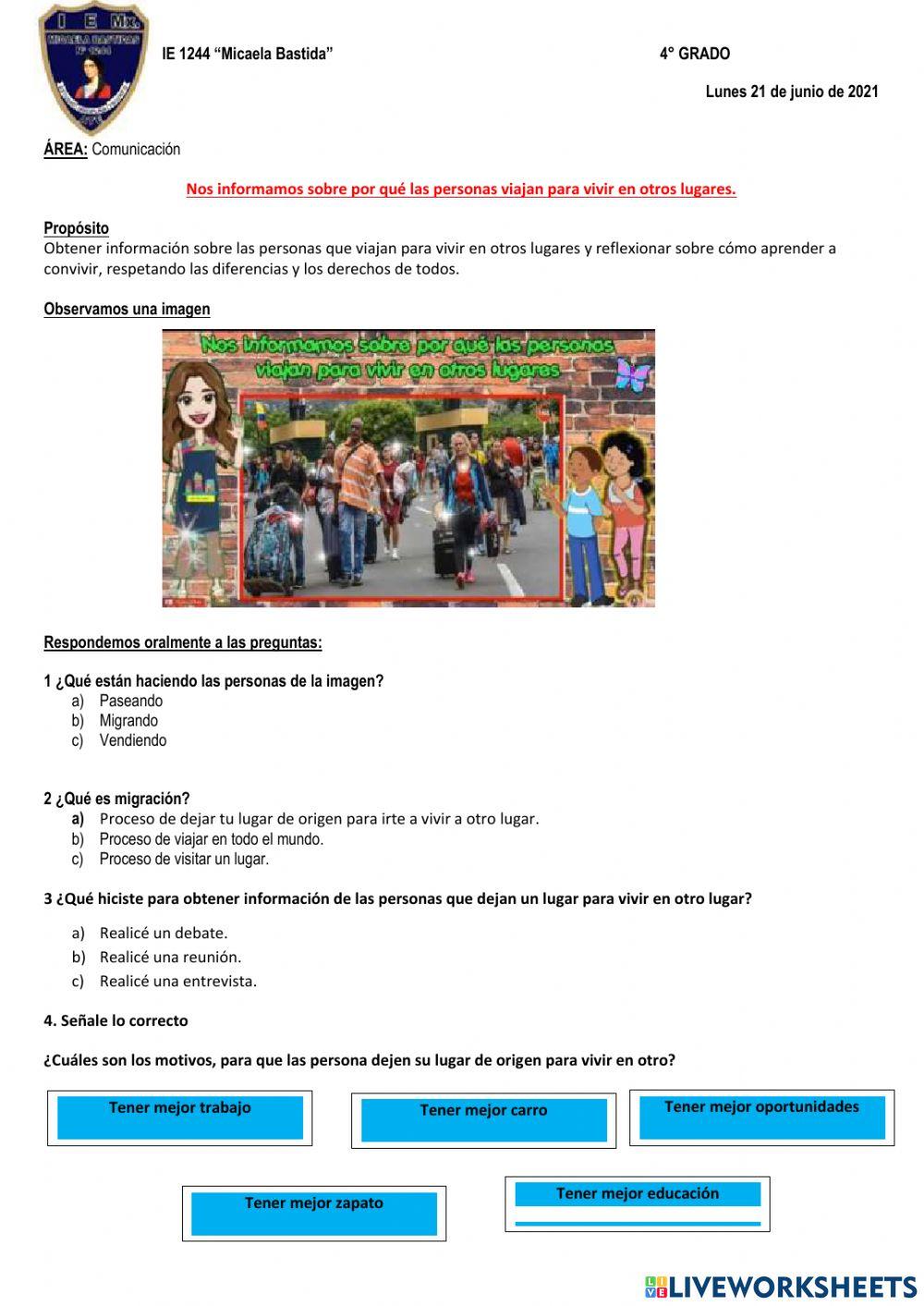 Nos informamos sobre por qué las personas viajan para vivir en otro lugar