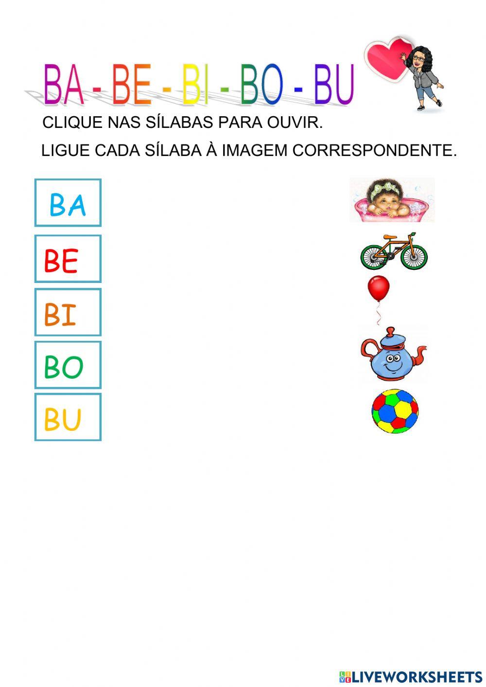 Família silábica B