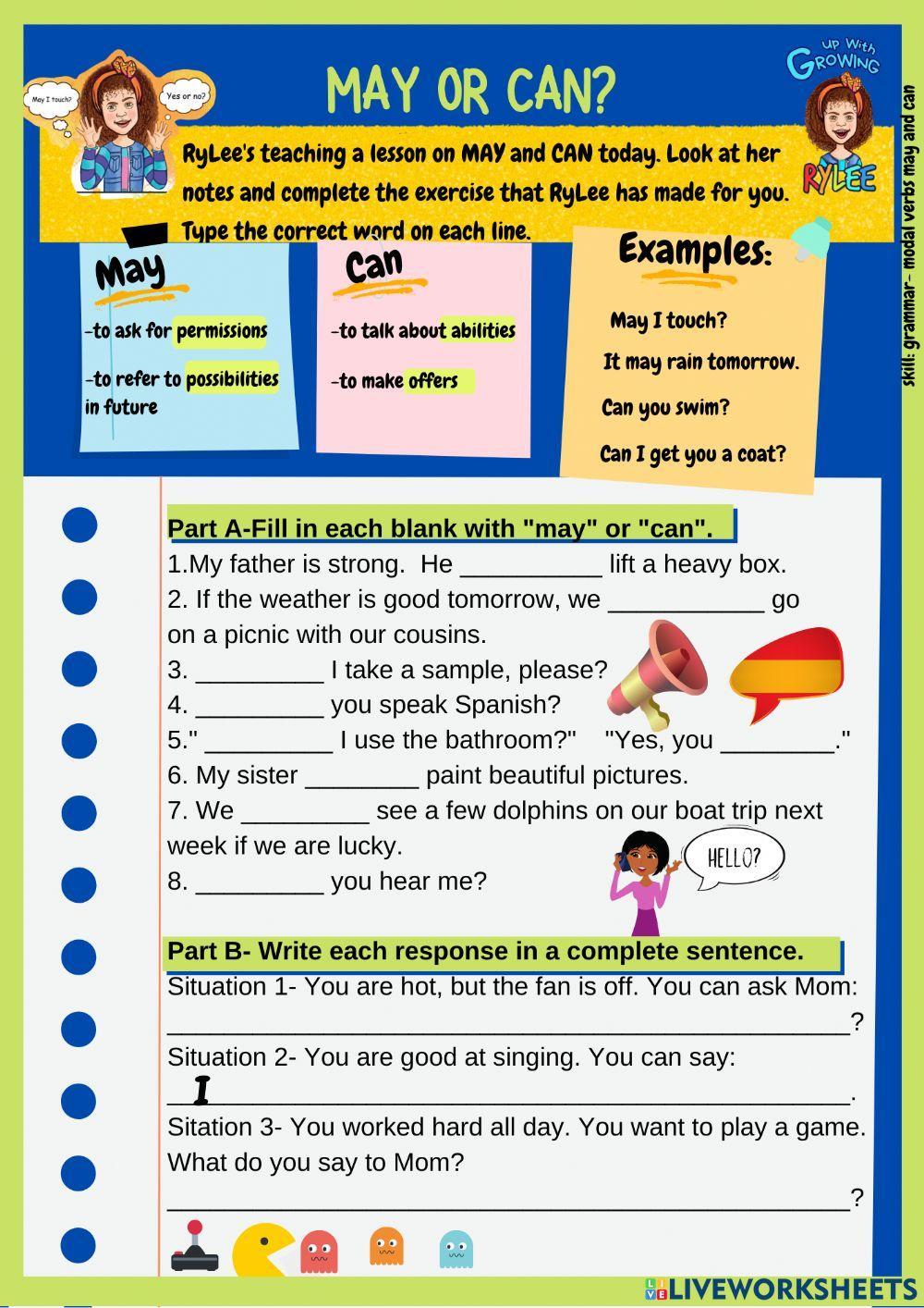 May Or Can 1100221 Tarimisu Live Worksheets may-or-can-1100221-tarimisu-live-worksheets