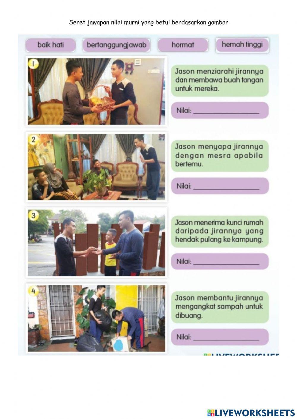 Nilai Murni Hidup Berjiran