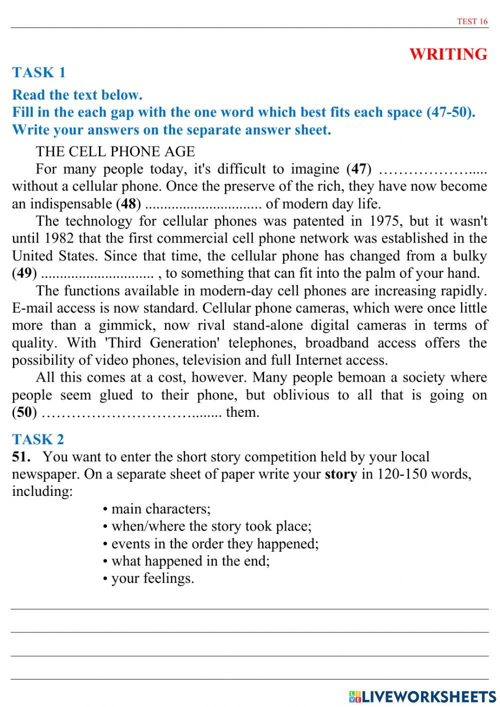 ZNO 20 TESTS - Test 16-17