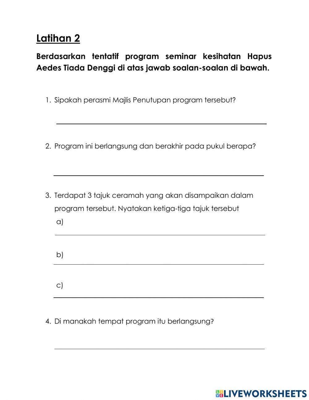 Tema 4 : Khidmat Masyarakat