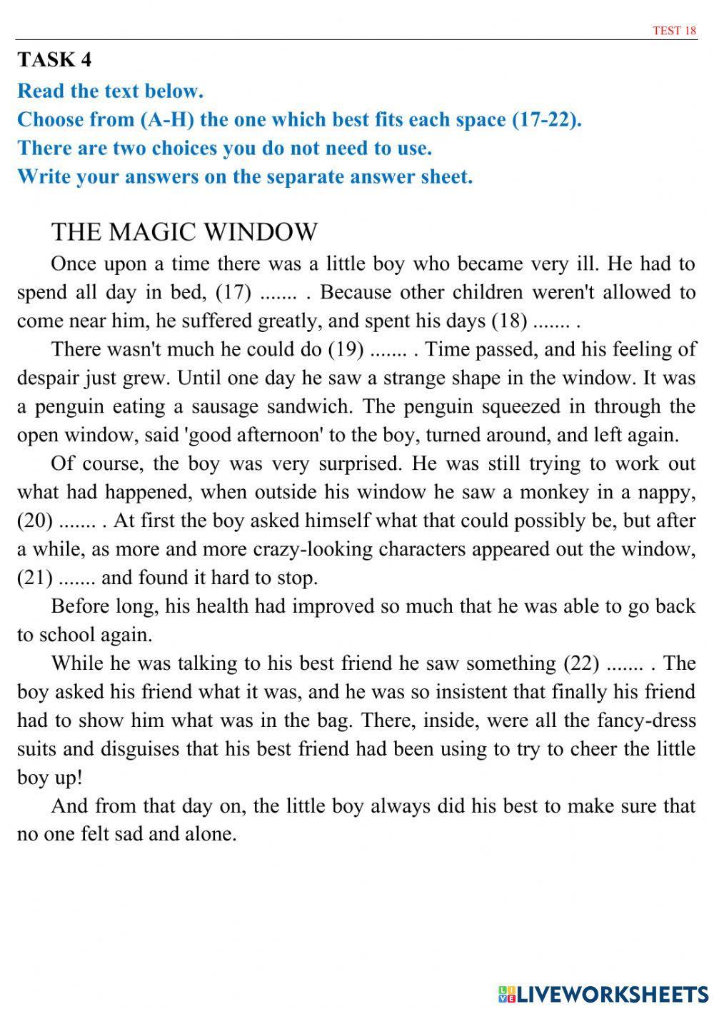 ZNO 20 TESTS - Test 18