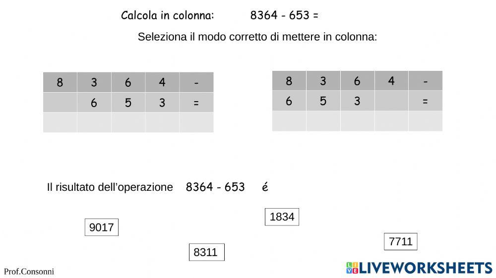 Numeri naturali - PRIMA parte