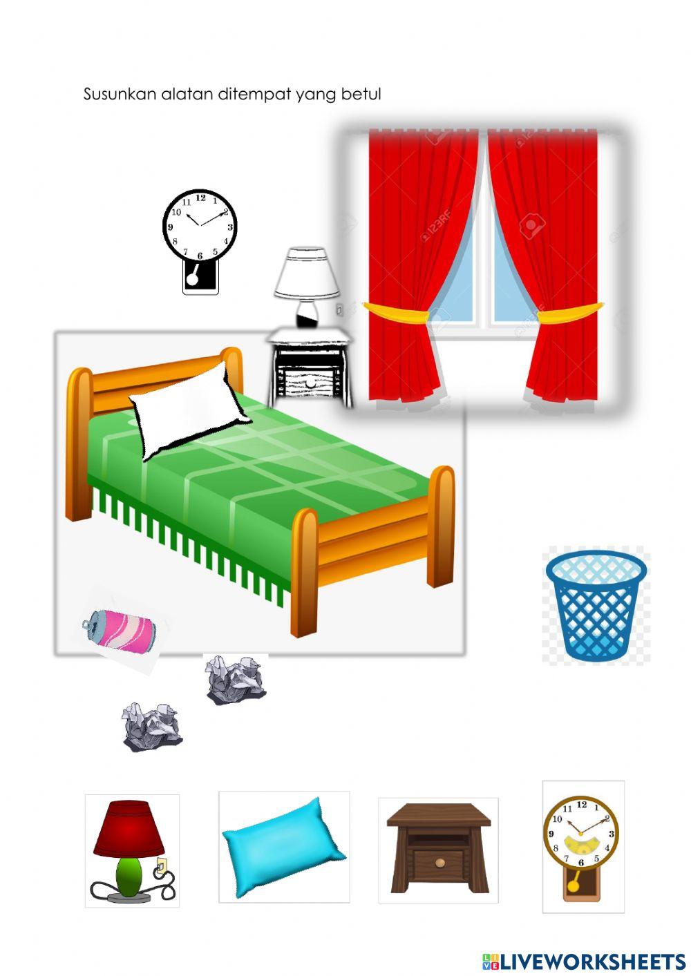 Kebersihan bilik Tidur