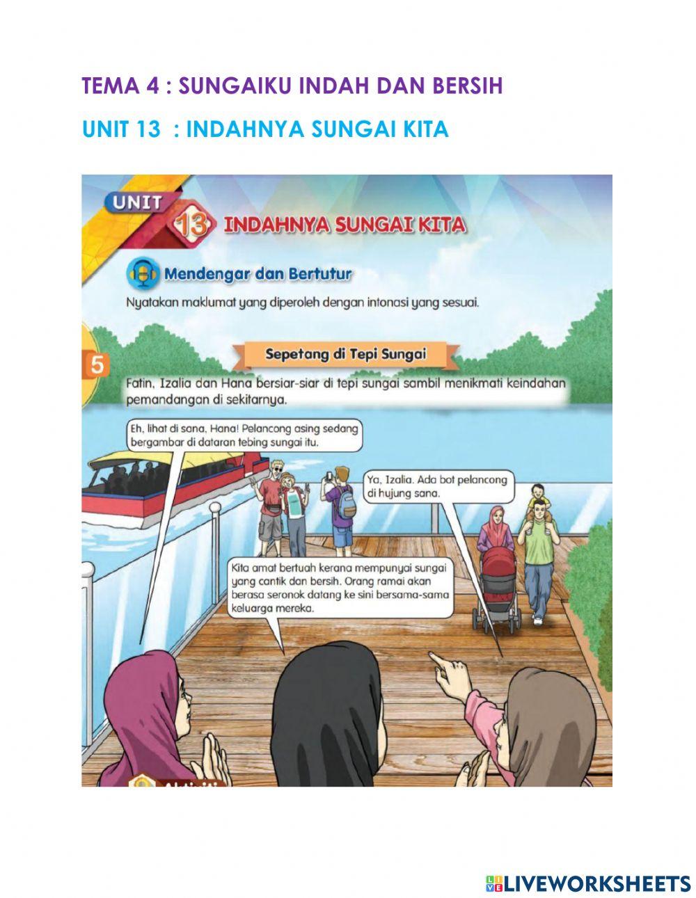 Tema 5 : Sungaiku Indah Dan Bersih