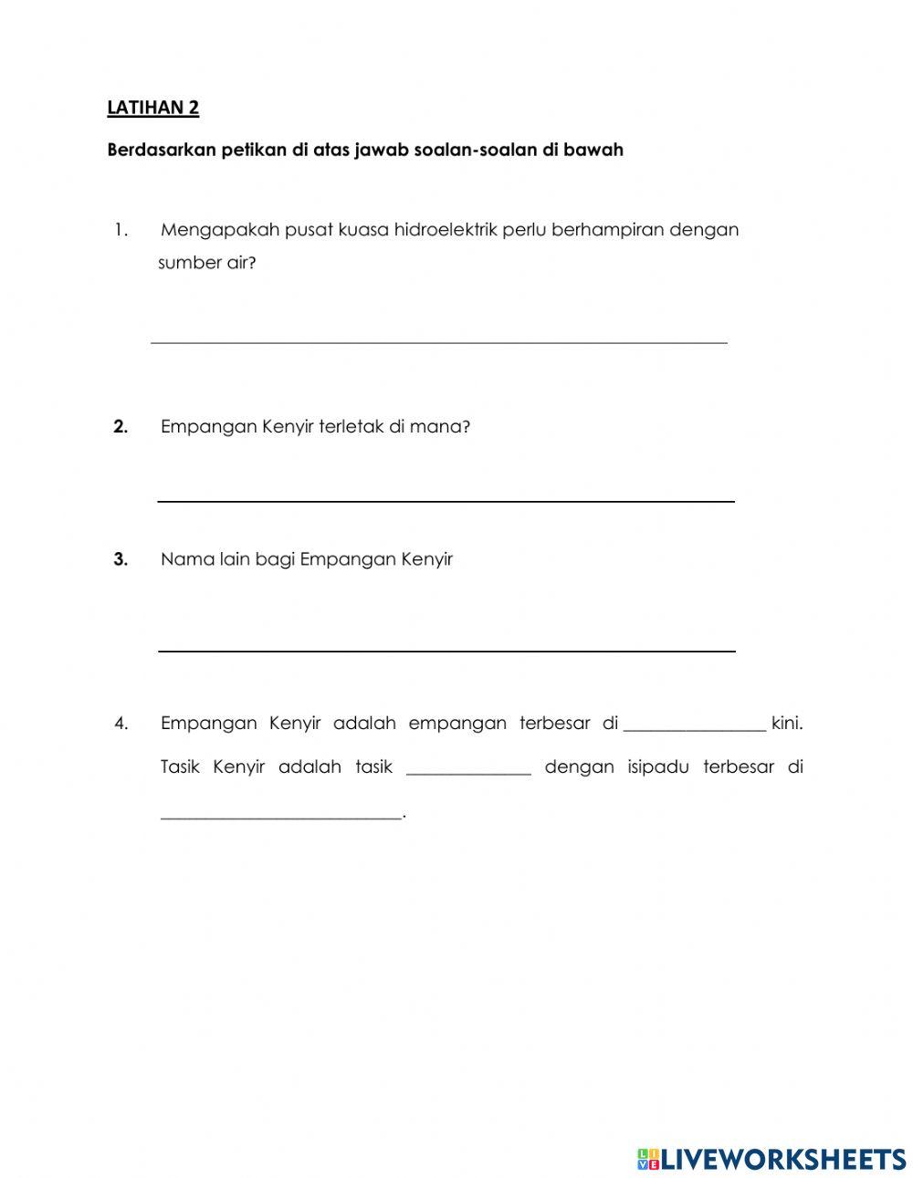 Tema 5 : Sungaiku Indah Dan Bersih