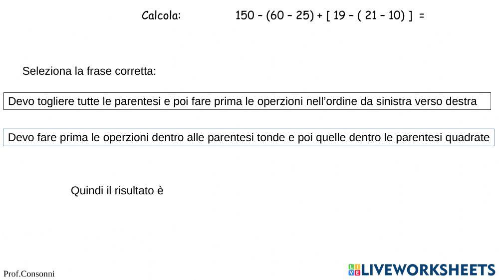 Numeri naturali - SECONDA parte