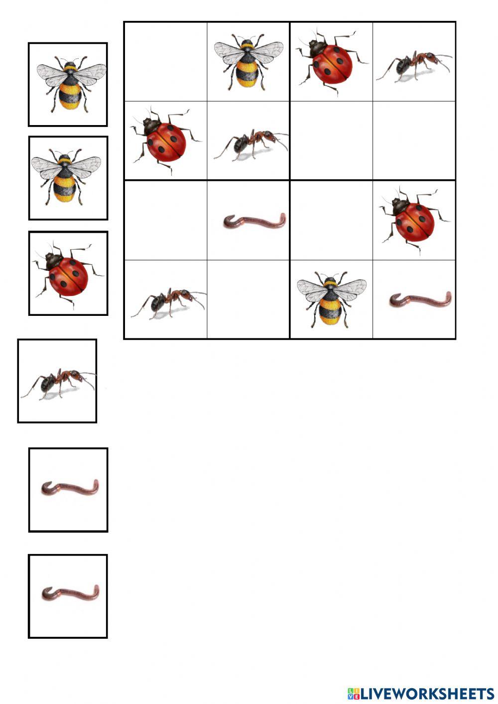 Sudoku insectos