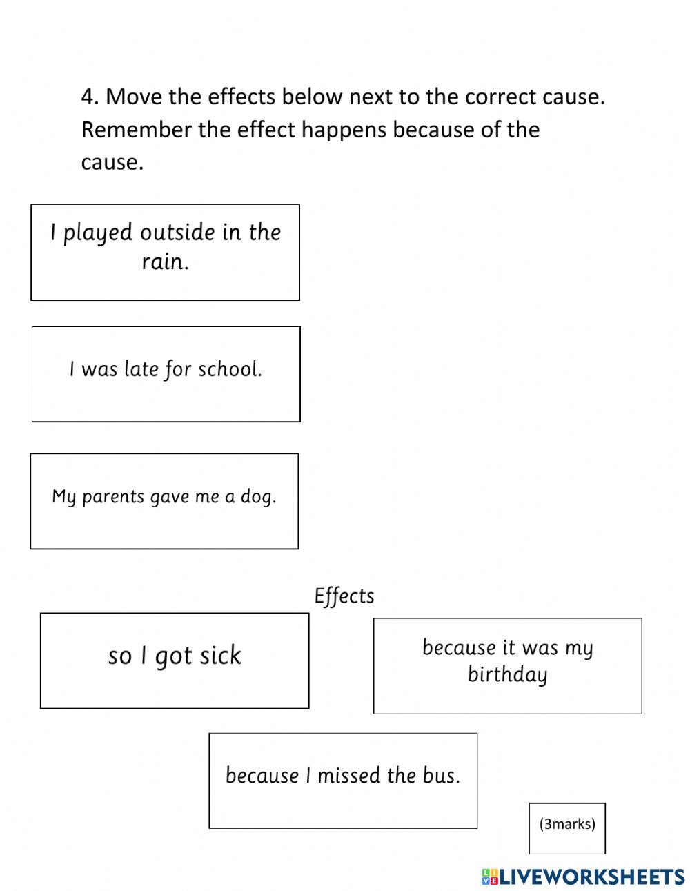 Standard 1 Comprehension Test(Miss A)