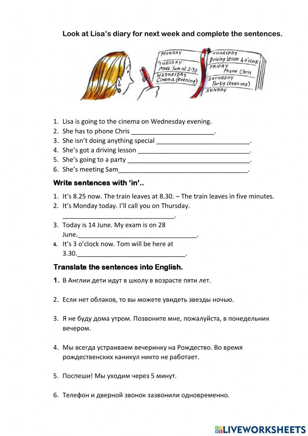 Gerund Infinitive Prepositions of time