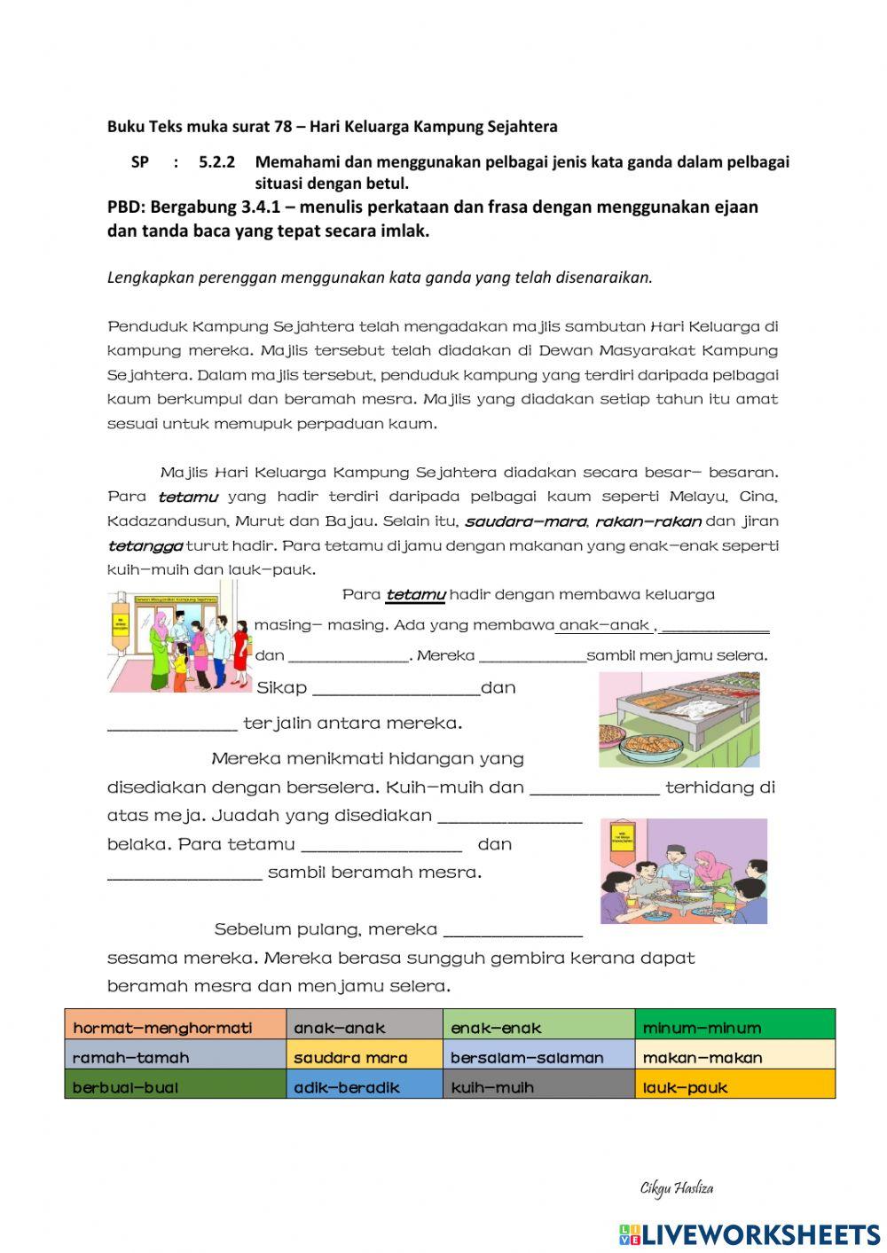 Hari Keluarga Kampung Sentosa