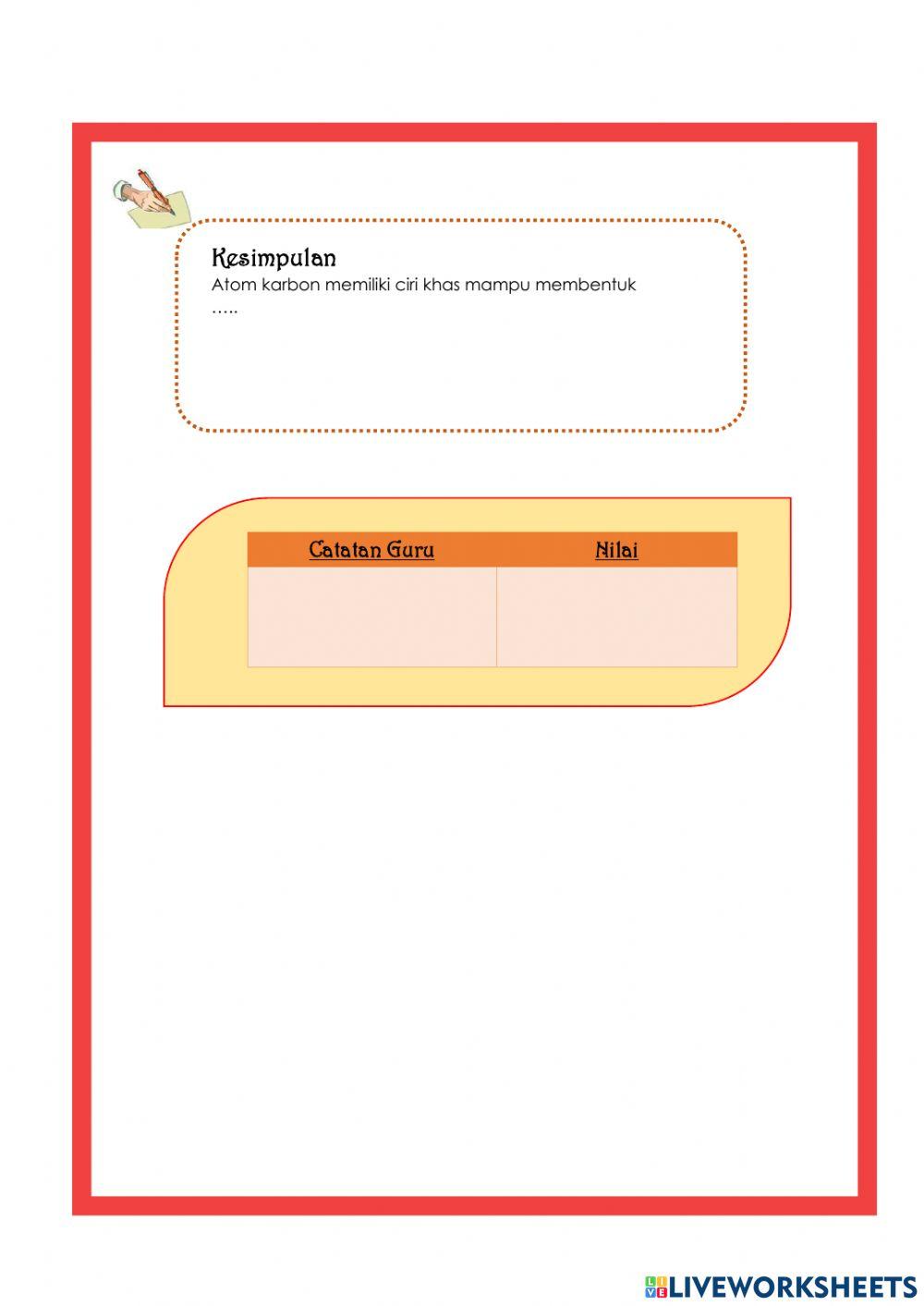 LKPD Kekhasan atom karbon