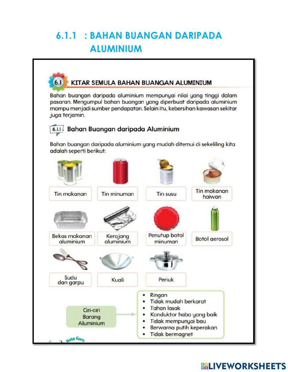 Unit 6 : Kelestarian