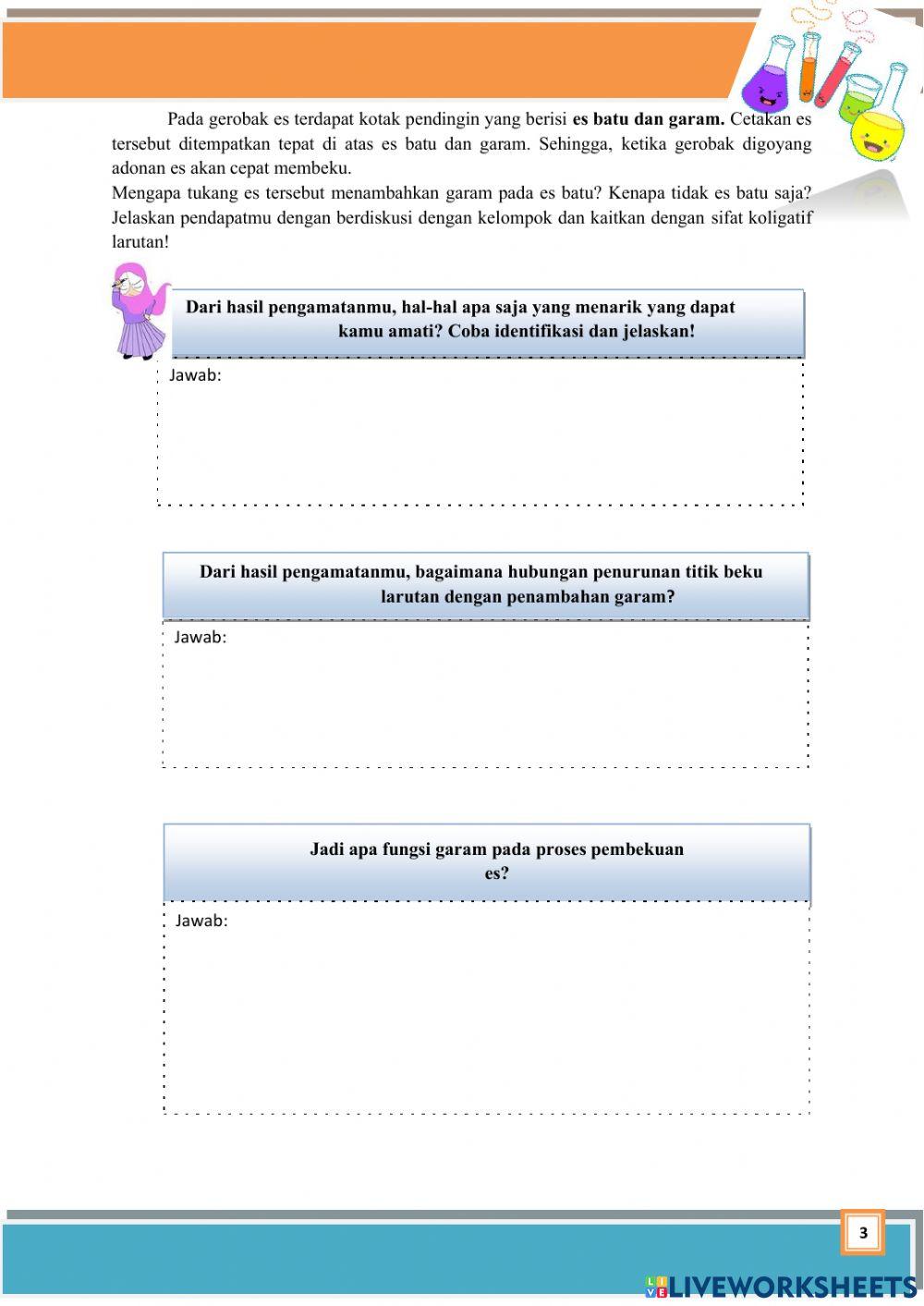 Evaluasi Sifat Koligatif Pertemuan 2