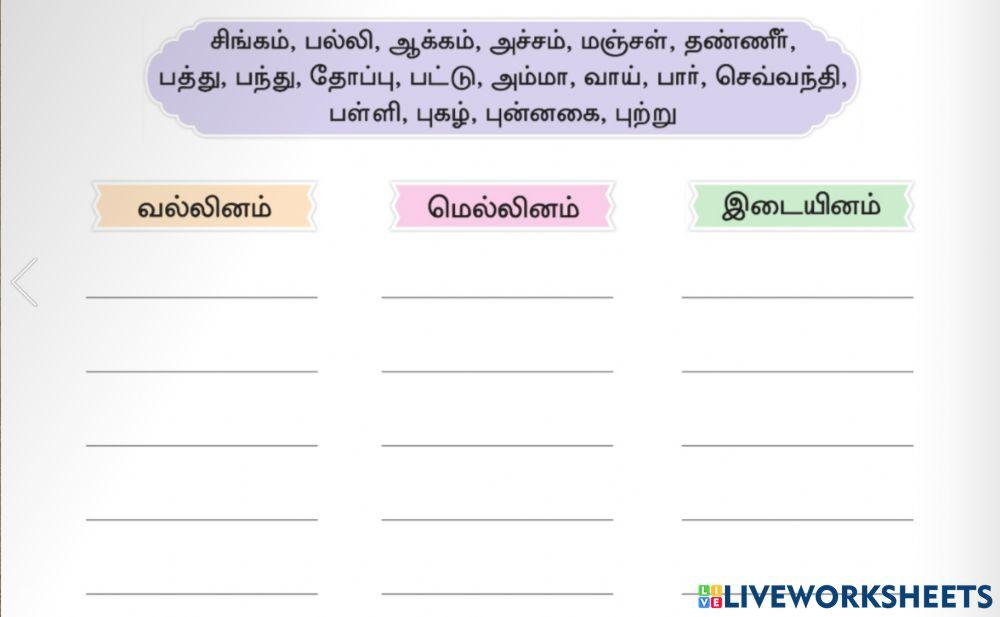 மெய் எழுத்துகள்