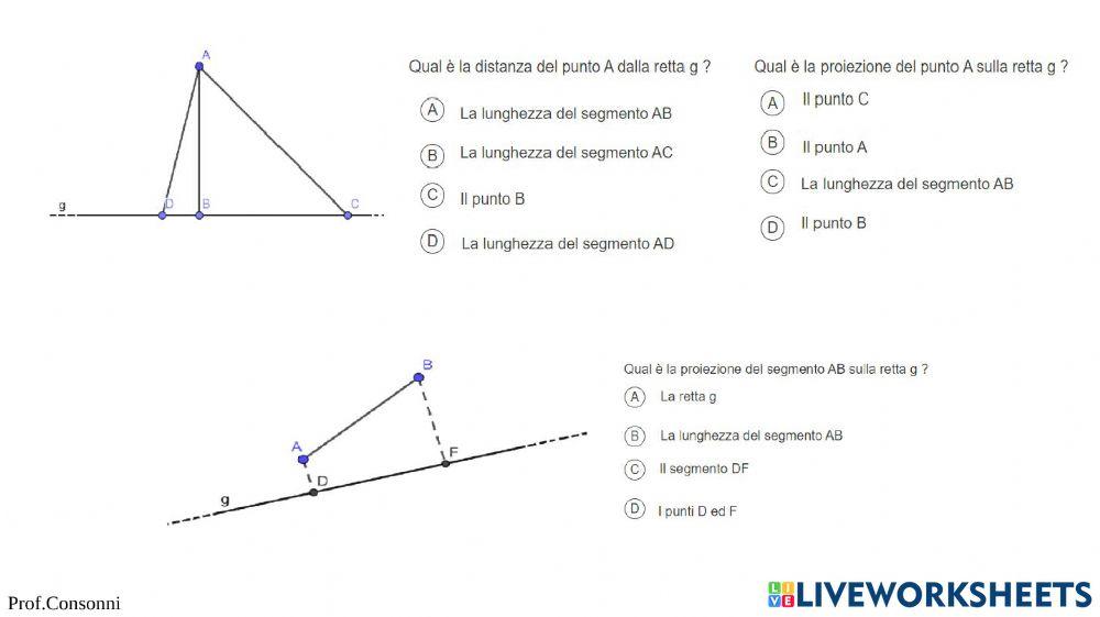 PREPARAZIONE per la verifica su RETTE PARALLELE E PERPENDICOLARI