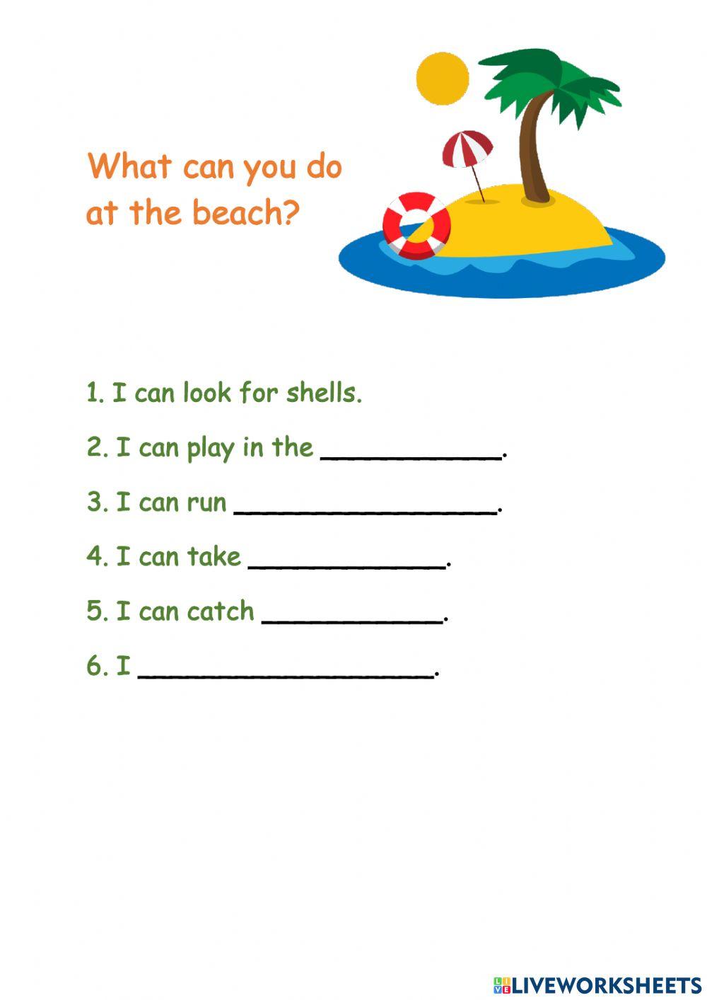 Superminds Year 2 Unit 9 (At The Beach) - Fill in the blanks