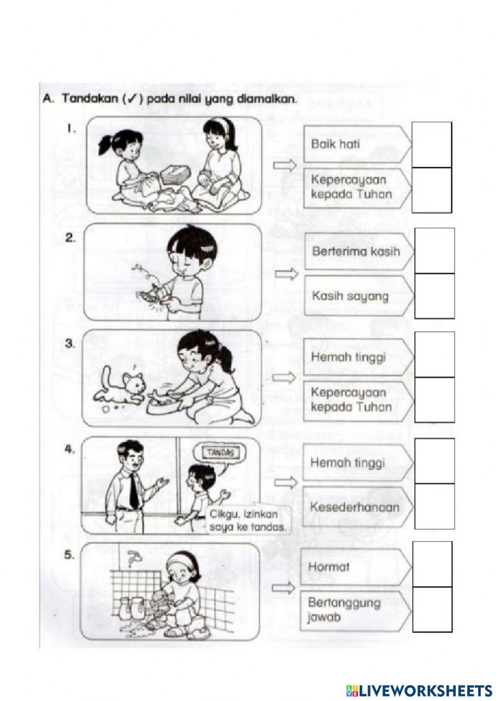 BM Latihan Nilai Murni