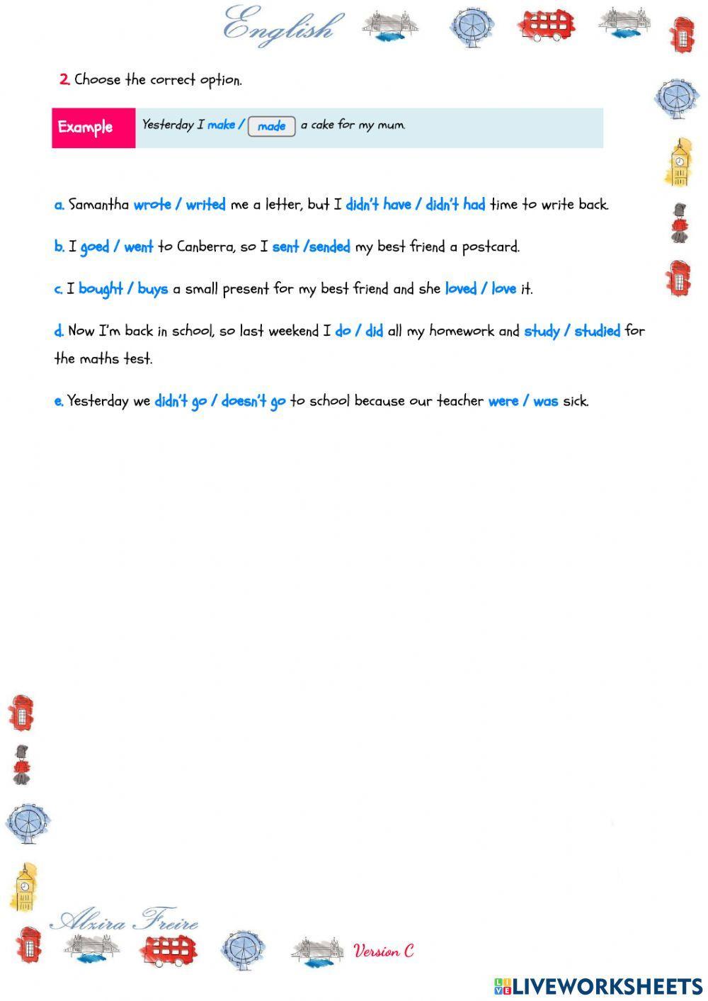 Unit 4 - Test - Grammar (NEE)