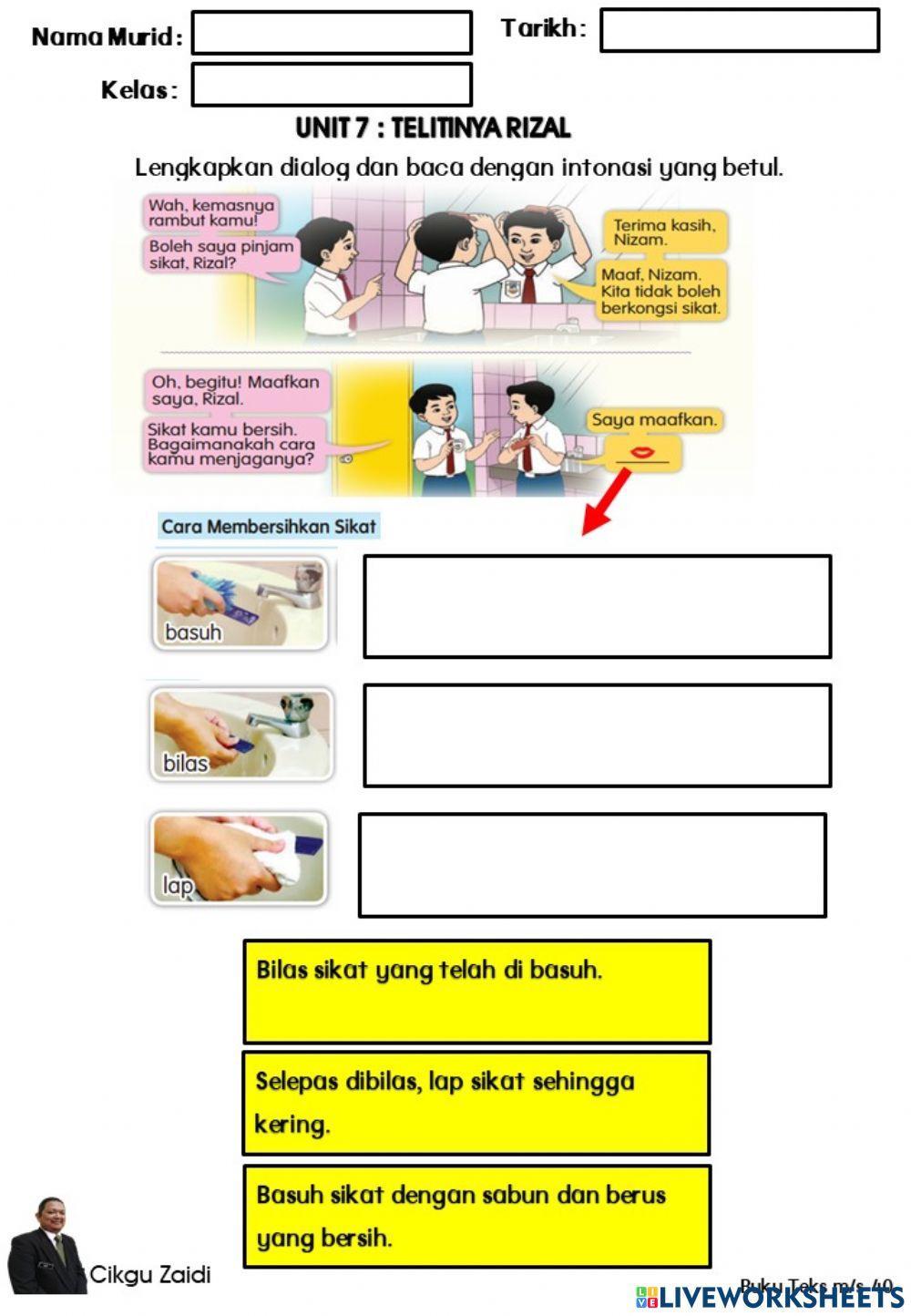 Tema 3 Pentingkan Kebersihan dan Kesihatan