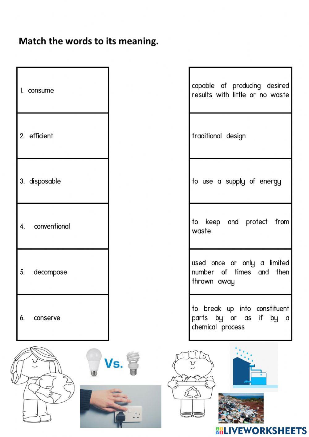 Unit 6: Go Green Textbook Page 54