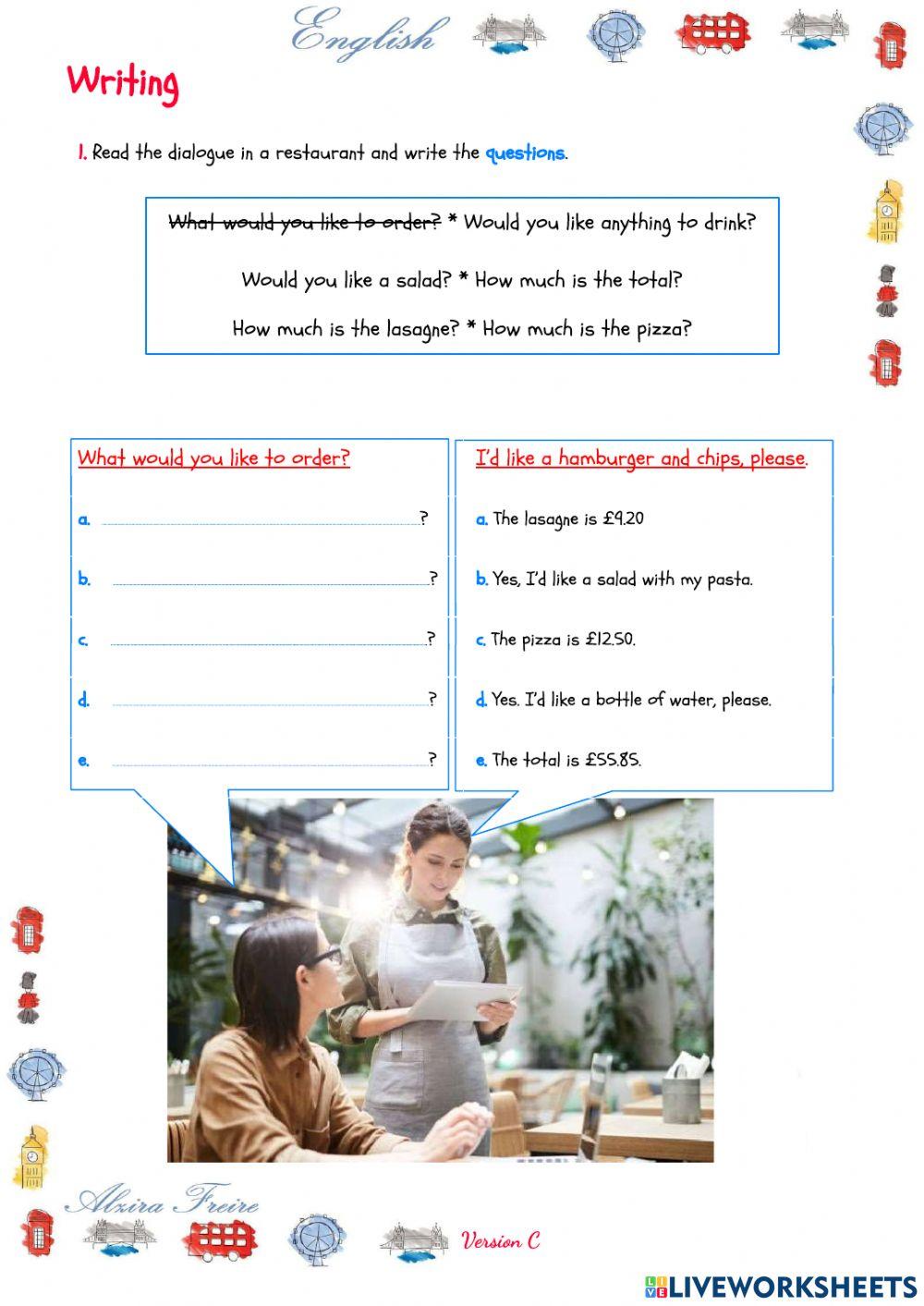 Unit 4 - Test - Writing (NEE)