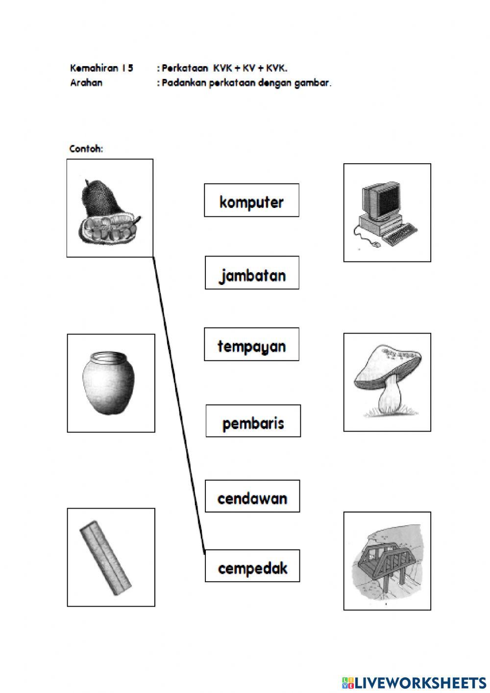 Kemahiran 15: KVK+KV+KVK