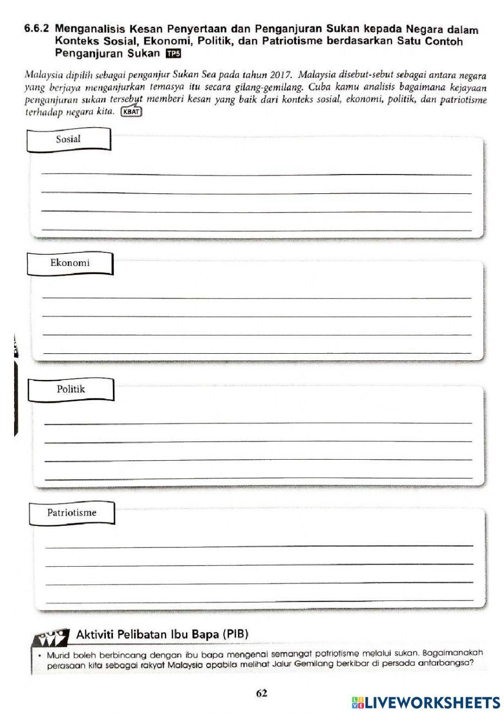 6.6 kesan penglibatan dalam sukan