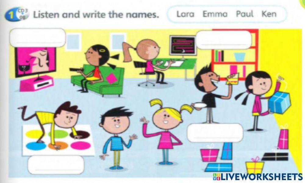 Listening Games Unit 7 Clothes