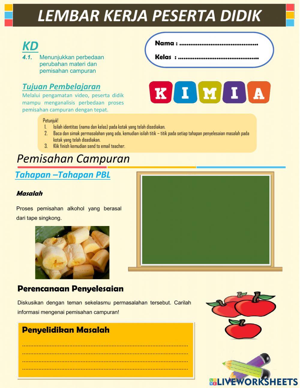 Pemisahan campuran-pbl