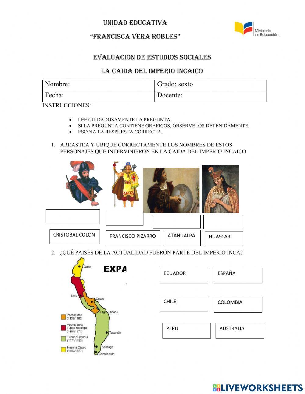 Caida del imperio incaico