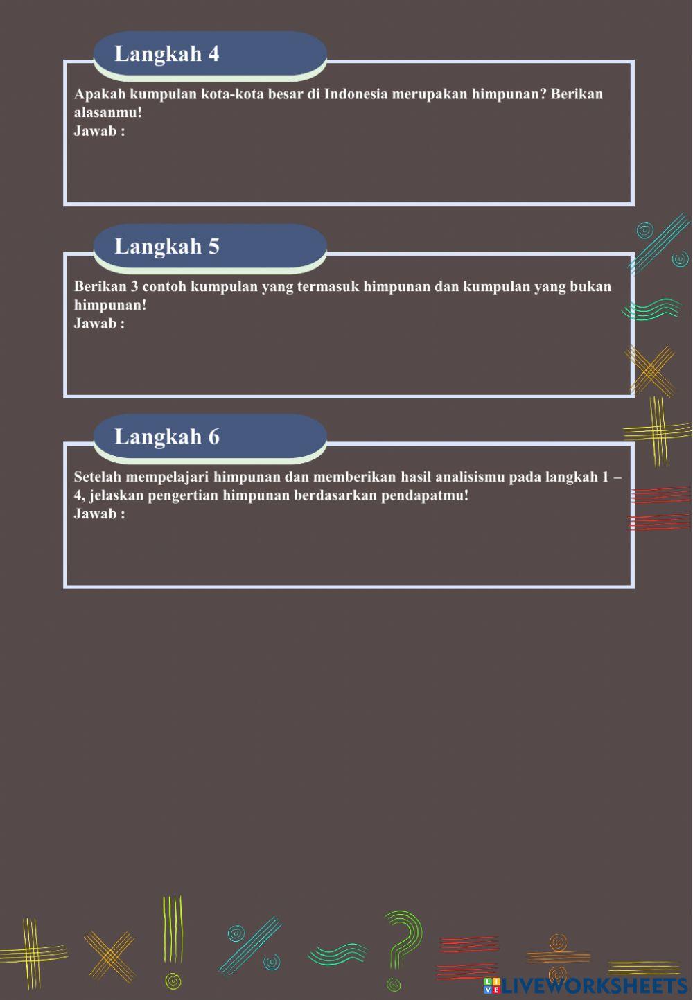 LKPD Himpunan Kelas VII