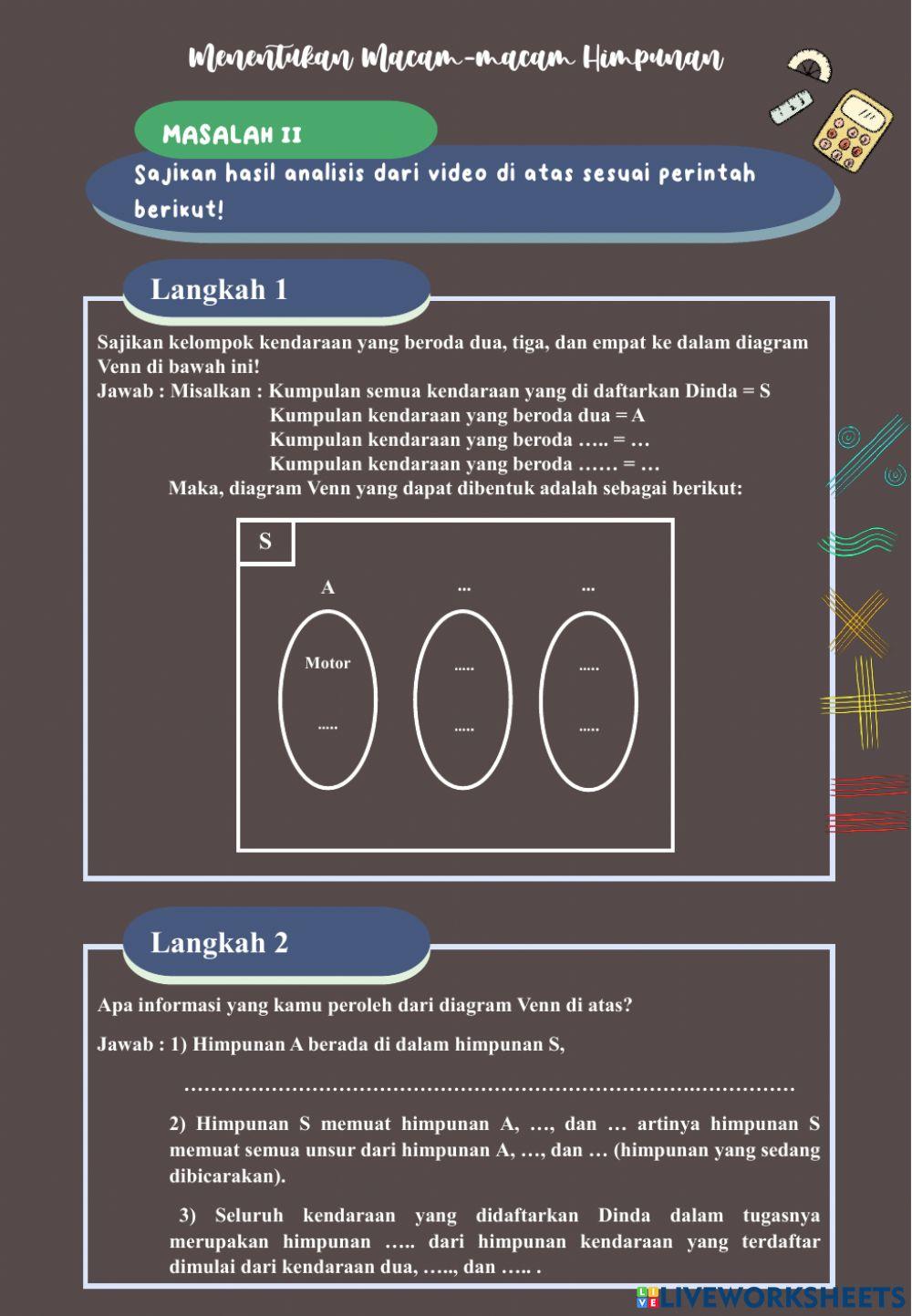 LKPD Himpunan Kelas VII