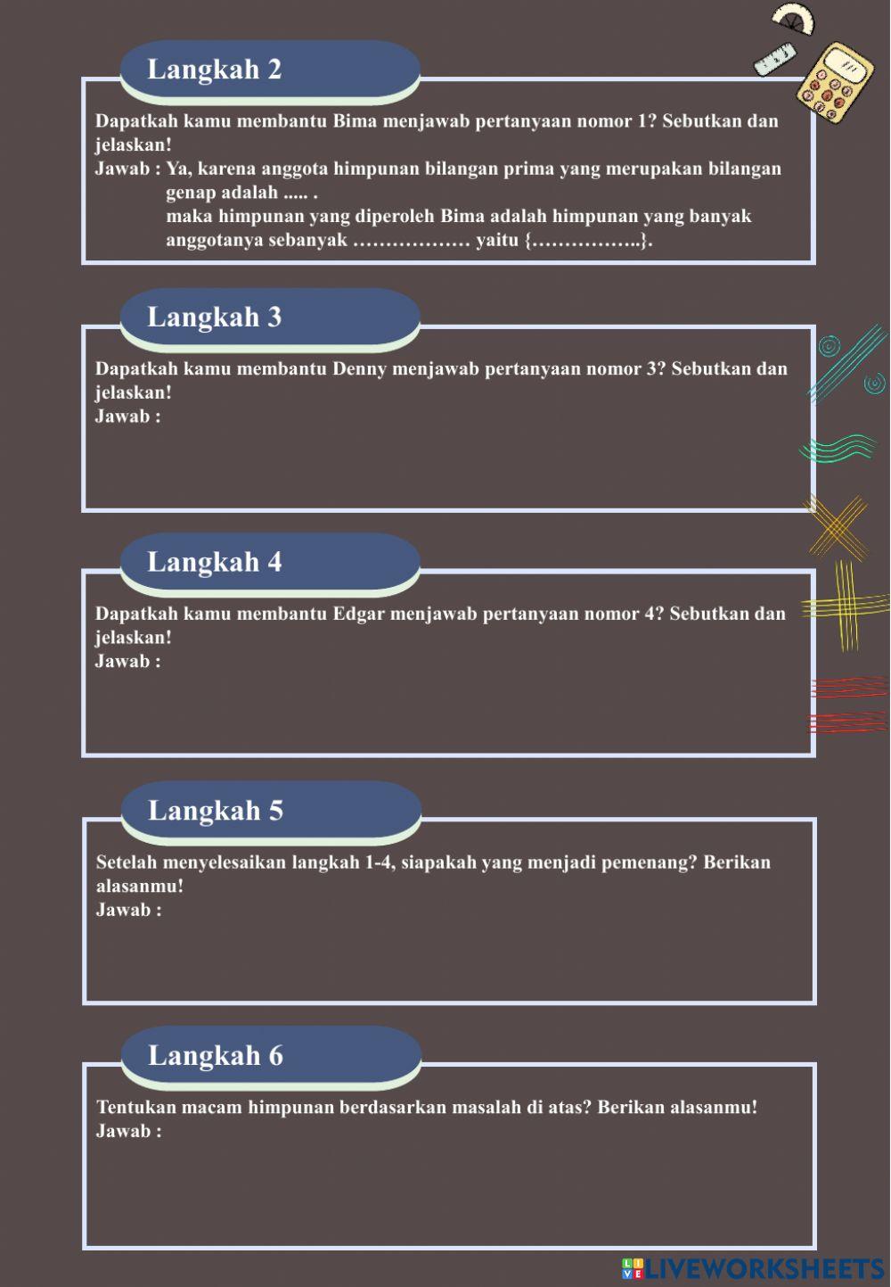 LKPD Himpunan Kelas VII