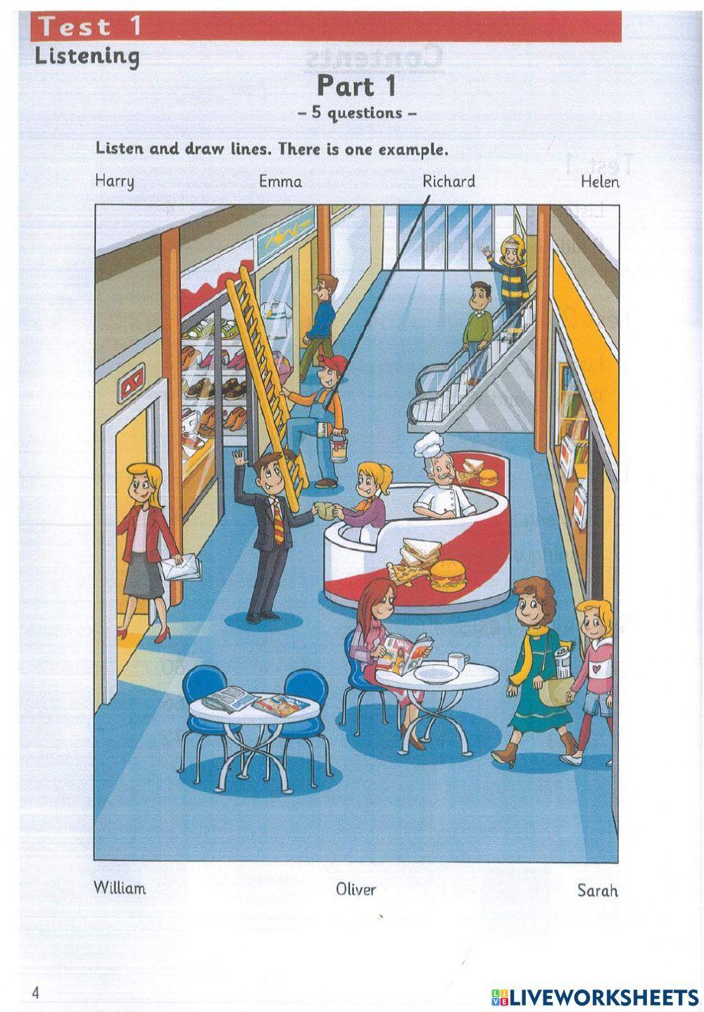 Flyer 3 - Test 1 - Listening