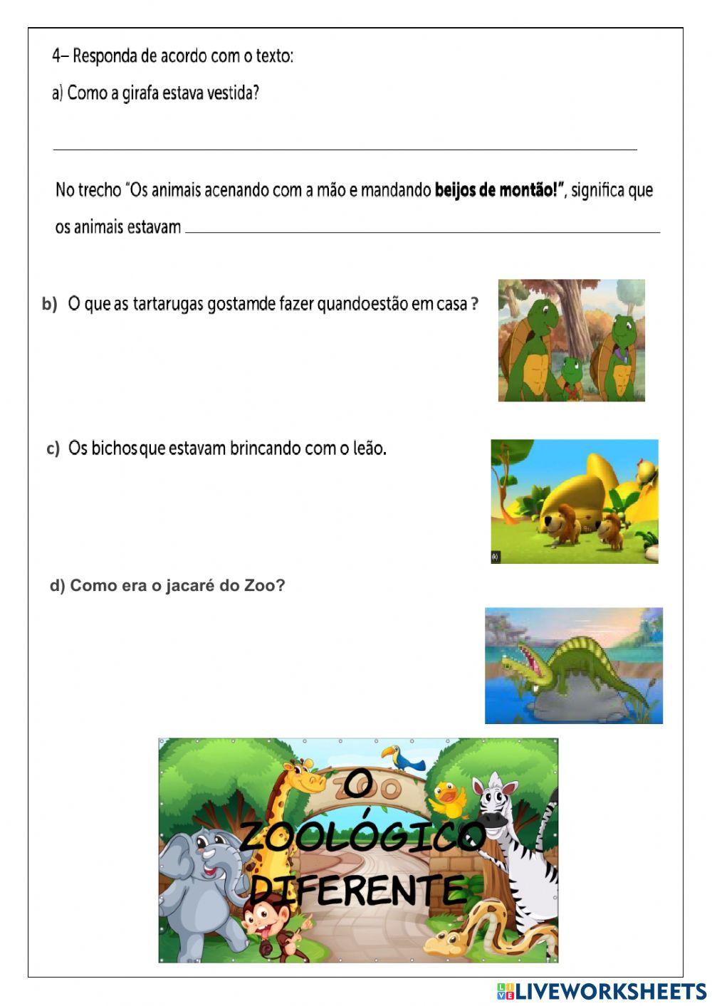 O zoológico diferente