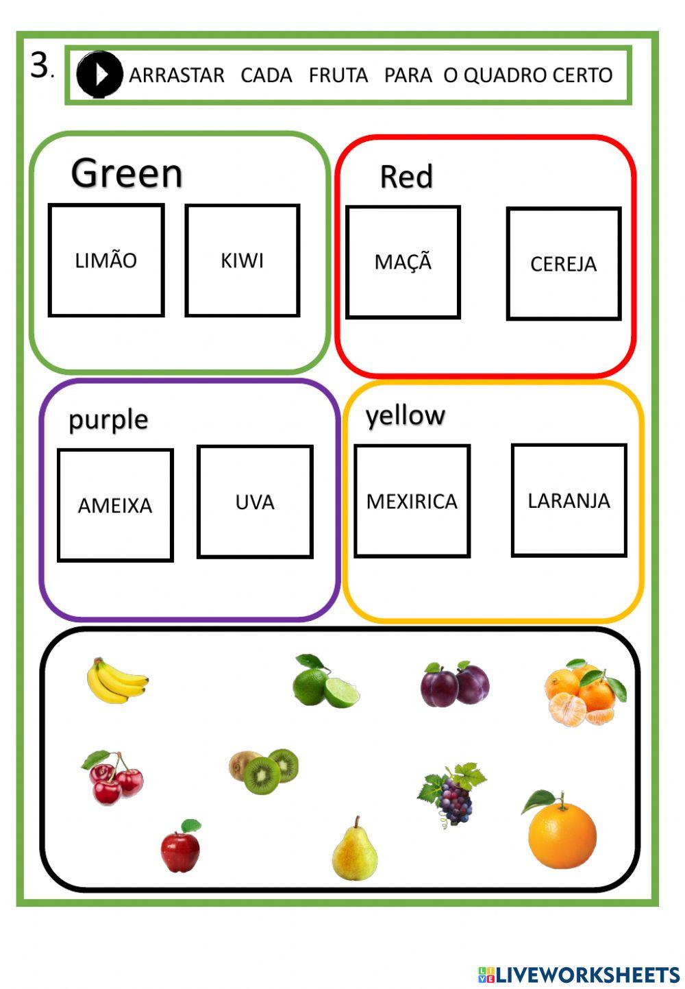 Atividade de inglês