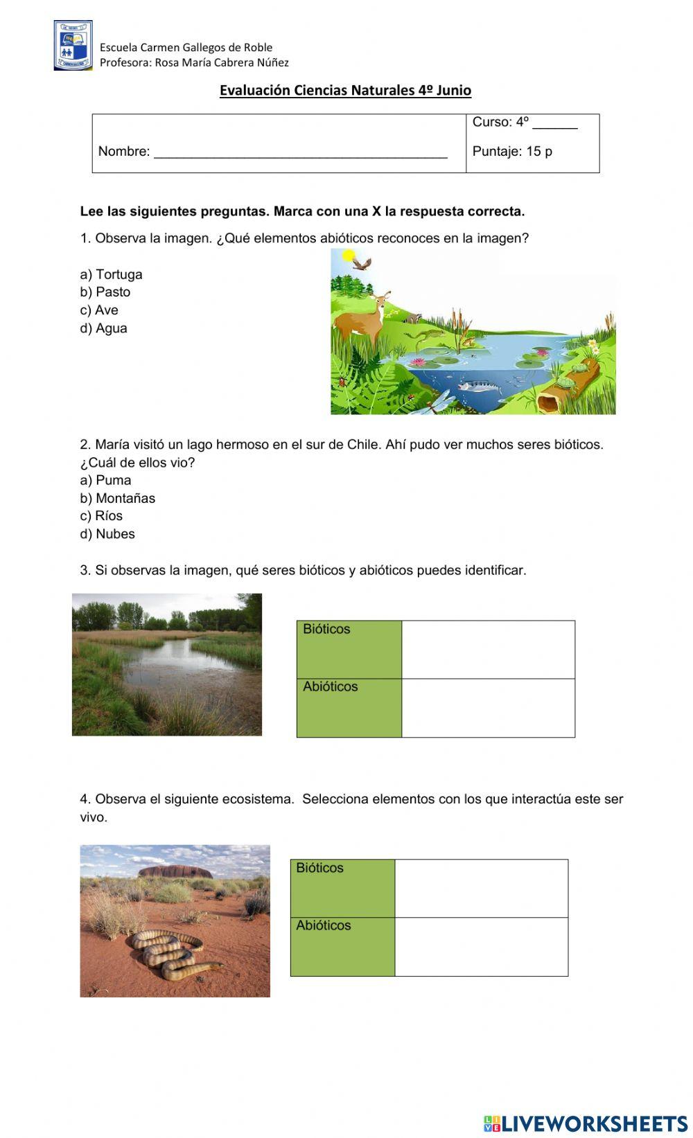 Evaluacion ecosistemas